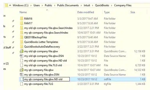 Rename the .nd files and the .tlg files - Image